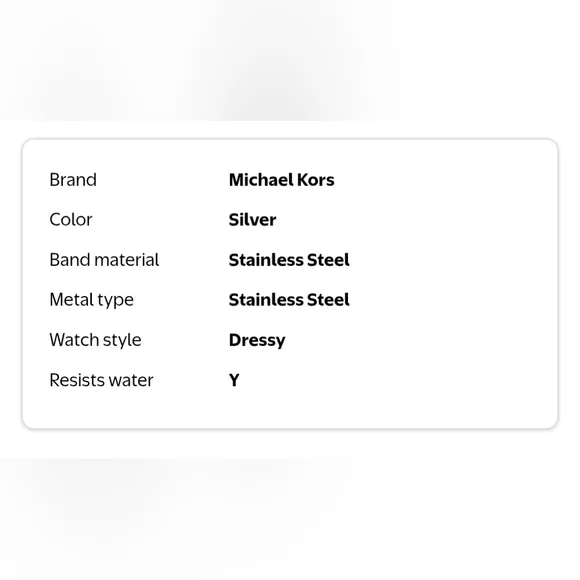 Michael Kors Womens Hartman Watch- Silver - Picture 5 of 6